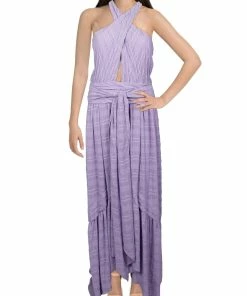 Best reviews of 🛒 Ramy Brook Preston 👩 Womens Ruched Striped Maxi 👗 Dress 👍