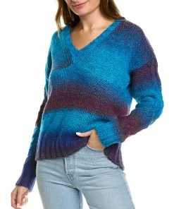 Brand new 🤩 Ramy Brook Zola V-Neck Wool-Blend Sweater for 👩 women ⌛