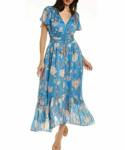 Outlet 💯 Ramy Brook Joan Midi 👗 Dress for 👩 women 🎉