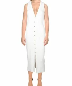 Promo ⌛ Ramy Brook Simon 👩 Womens V-Neck Sleeveless Sweaterdress 🥰