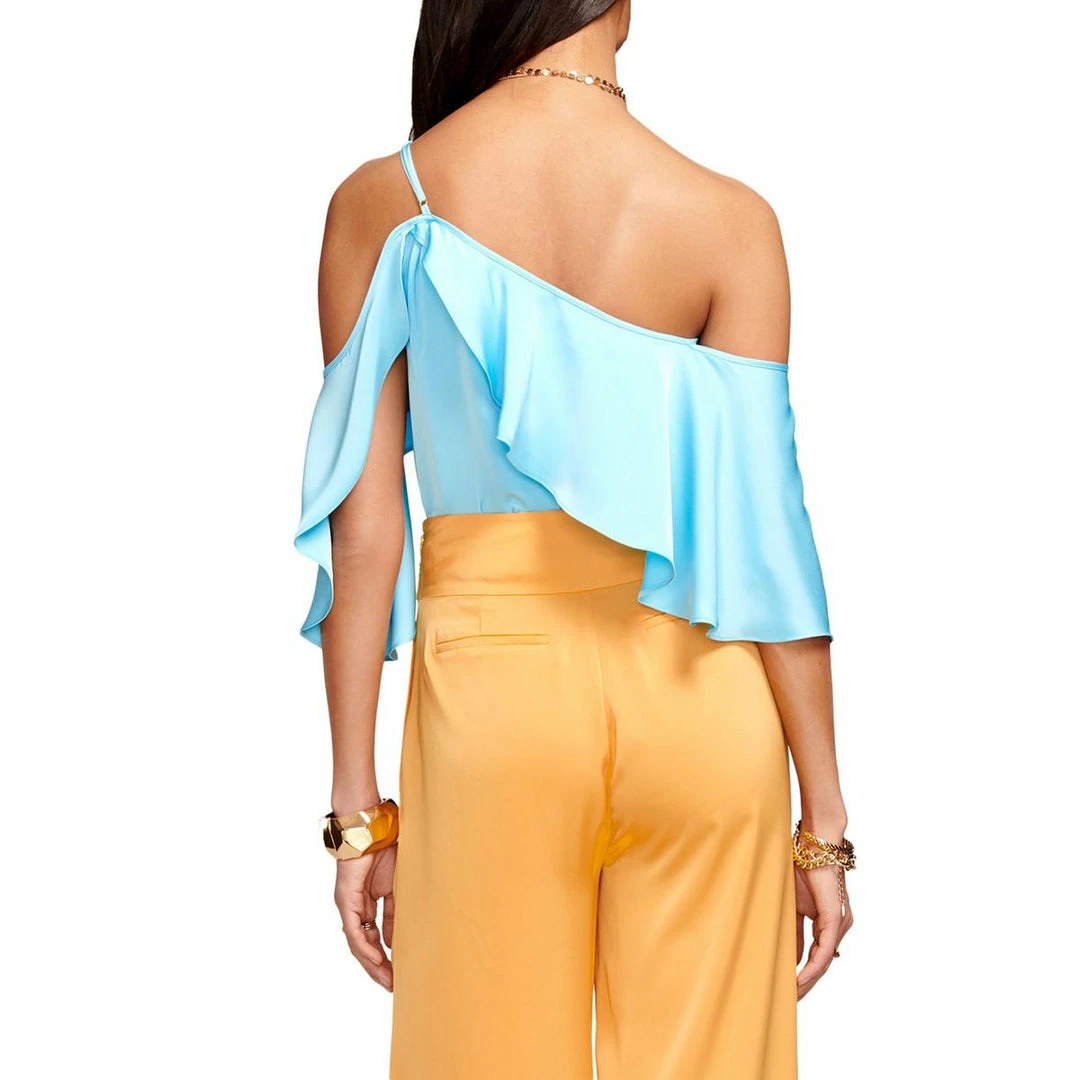 Discount ✨ Ramy Brook 👩 Womens Crop Drapey Blouse 😉 2 Discount ✨ Ramy Brook 👩 Womens Crop Drapey Blouse 😉 - Image 2