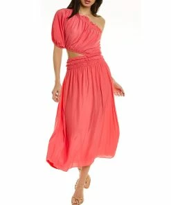 Flash Sale 😉 Ramy Brook Dina Midi 👗 Dress for 👩 women 🔔