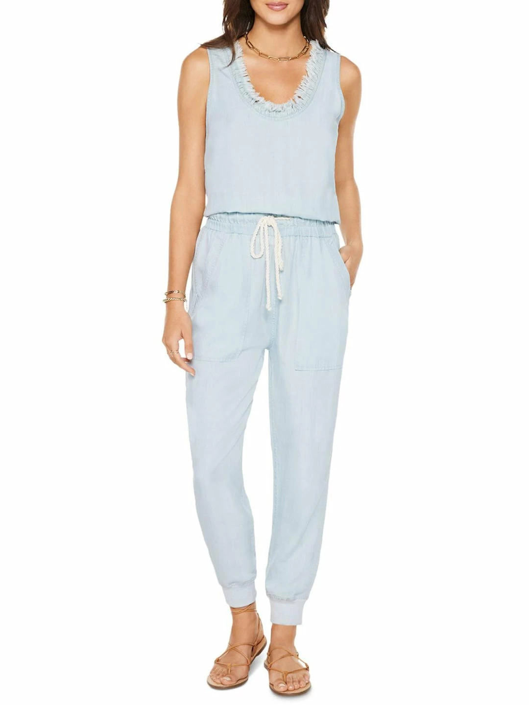 Budget ๐ Ramy Brook Ra ๐ฉ Womens Chambray Long Jumpsuit ๐ 1 Budget ๐ Ramy Brook Ra ๐ฉ Womens Chambray Long Jumpsuit ๐