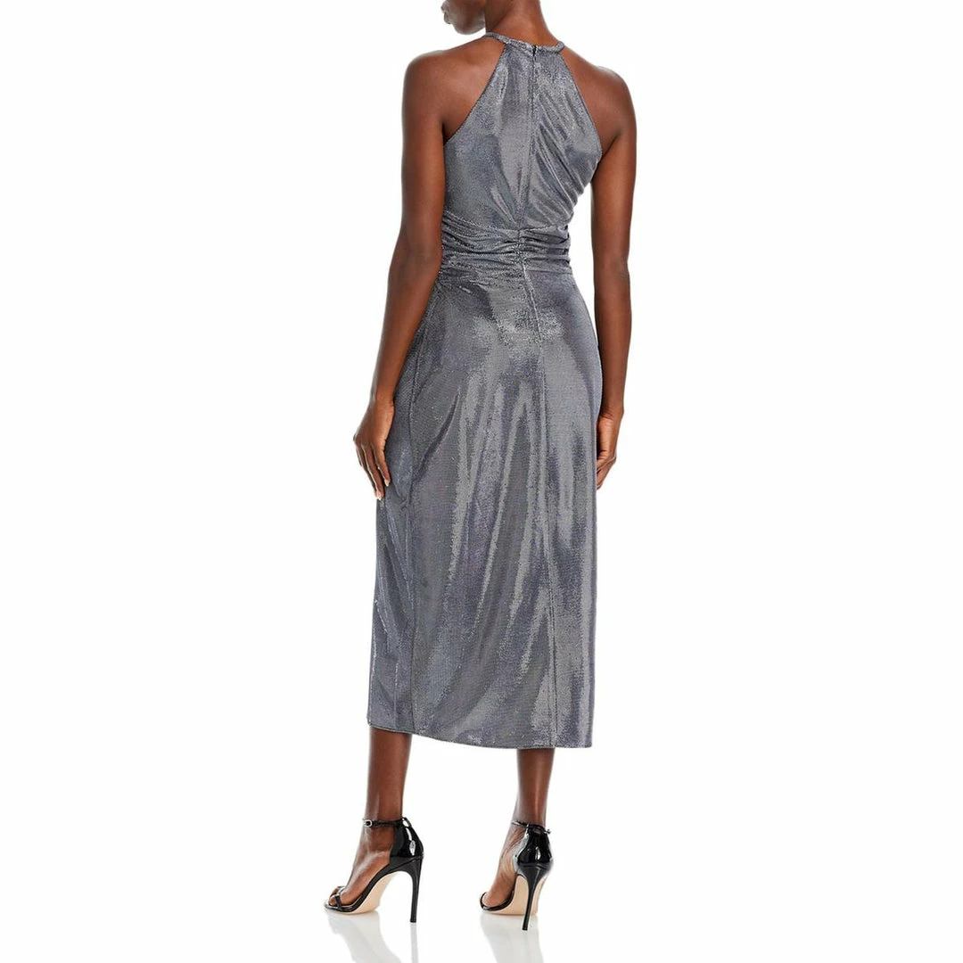 Discount 😍 Ramy Brook Dina 👩 Womens Metallic Halter Cocktail and Party 👗 Dress 🛒 3 Discount 😍 Ramy Brook Dina 👩 Womens Metallic Halter Cocktail and Party 👗 Dress 🛒 - Image 3