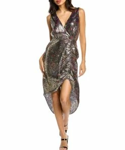 Best deal 👍 Ramy Brook Eden Silk-Blend Cocktail 👗 Dress for 👩 women 👍